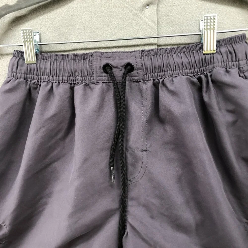 Tesla Swim Trunks Mens S Gray‎ Lined 9